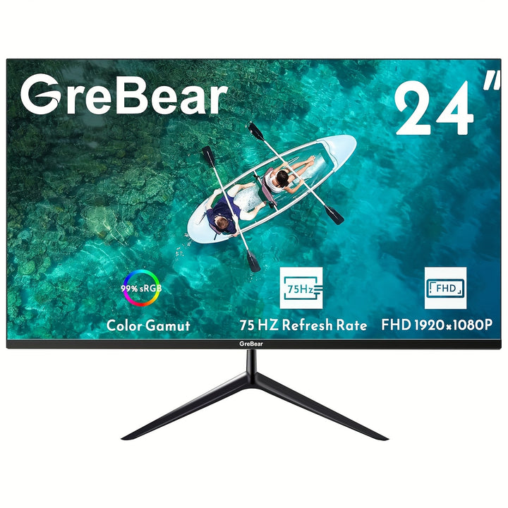 GreBear 24 Inch Monitor 75Hz FHD