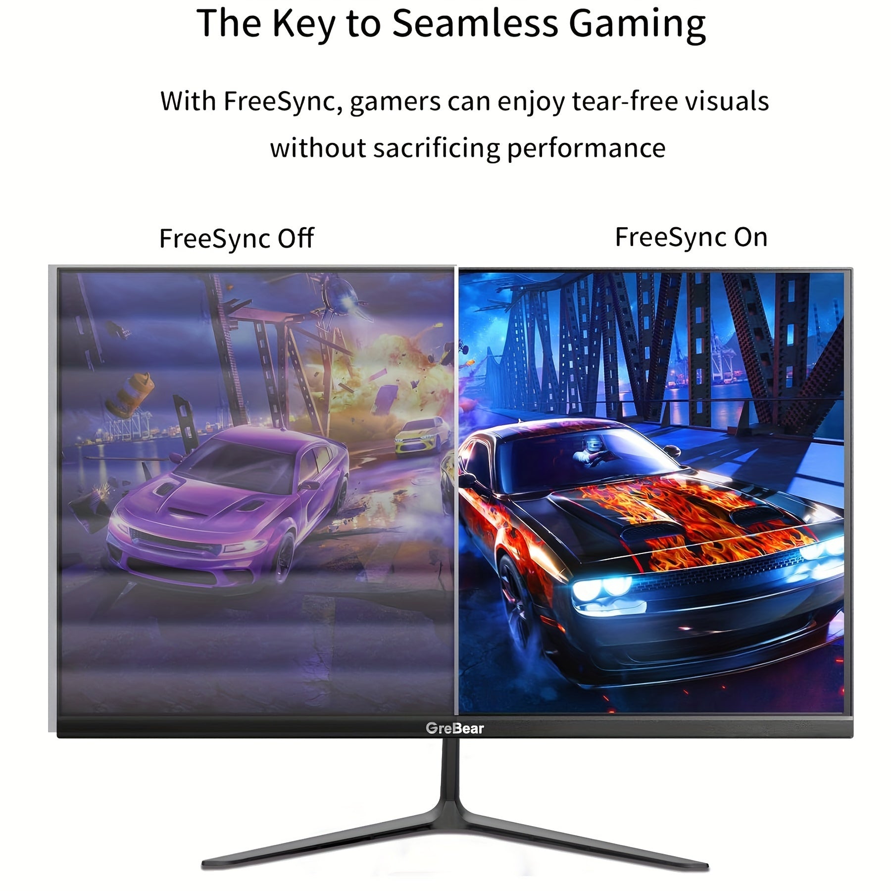 GreBear 24 Inch Monitor 75Hz FHD