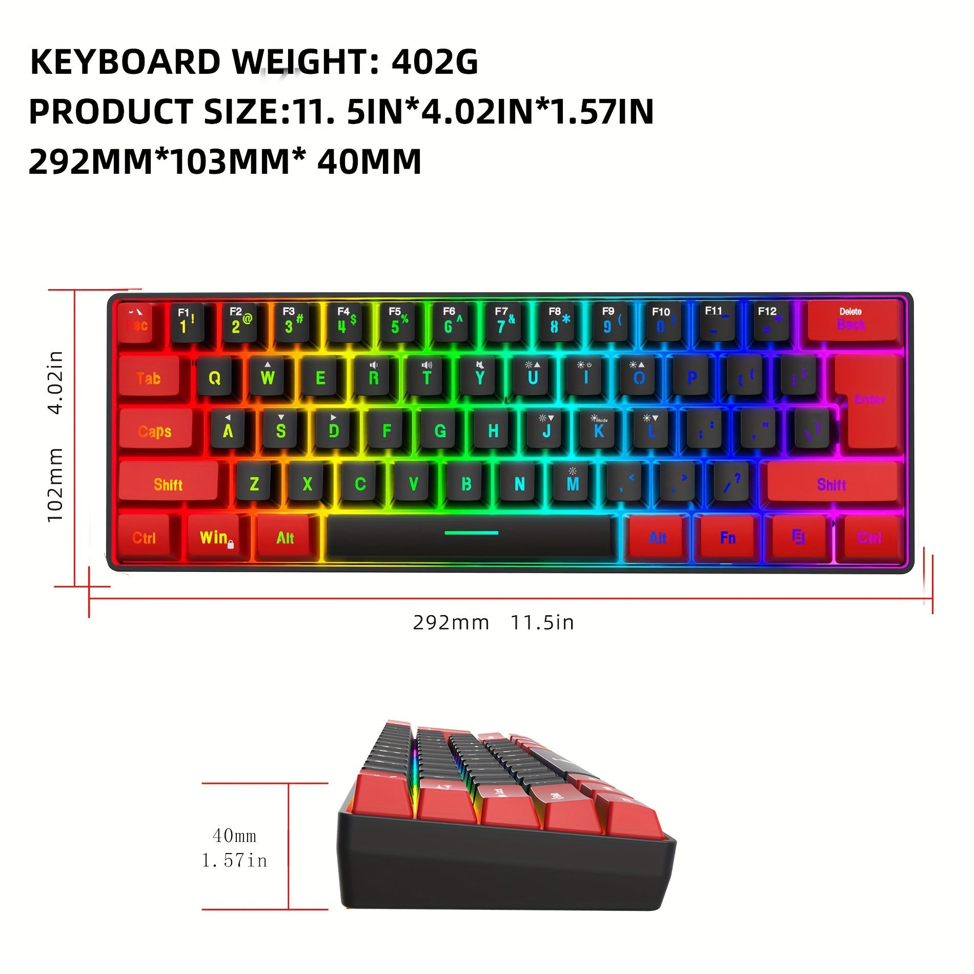 SNPURDIRI  Wired Gaming Keyboard