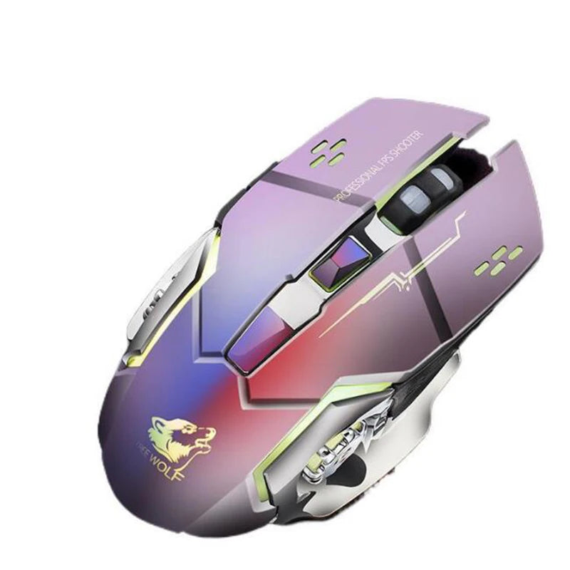 Ergonomic Wired Gaming Mouse With 6 Programmable RGB Keys