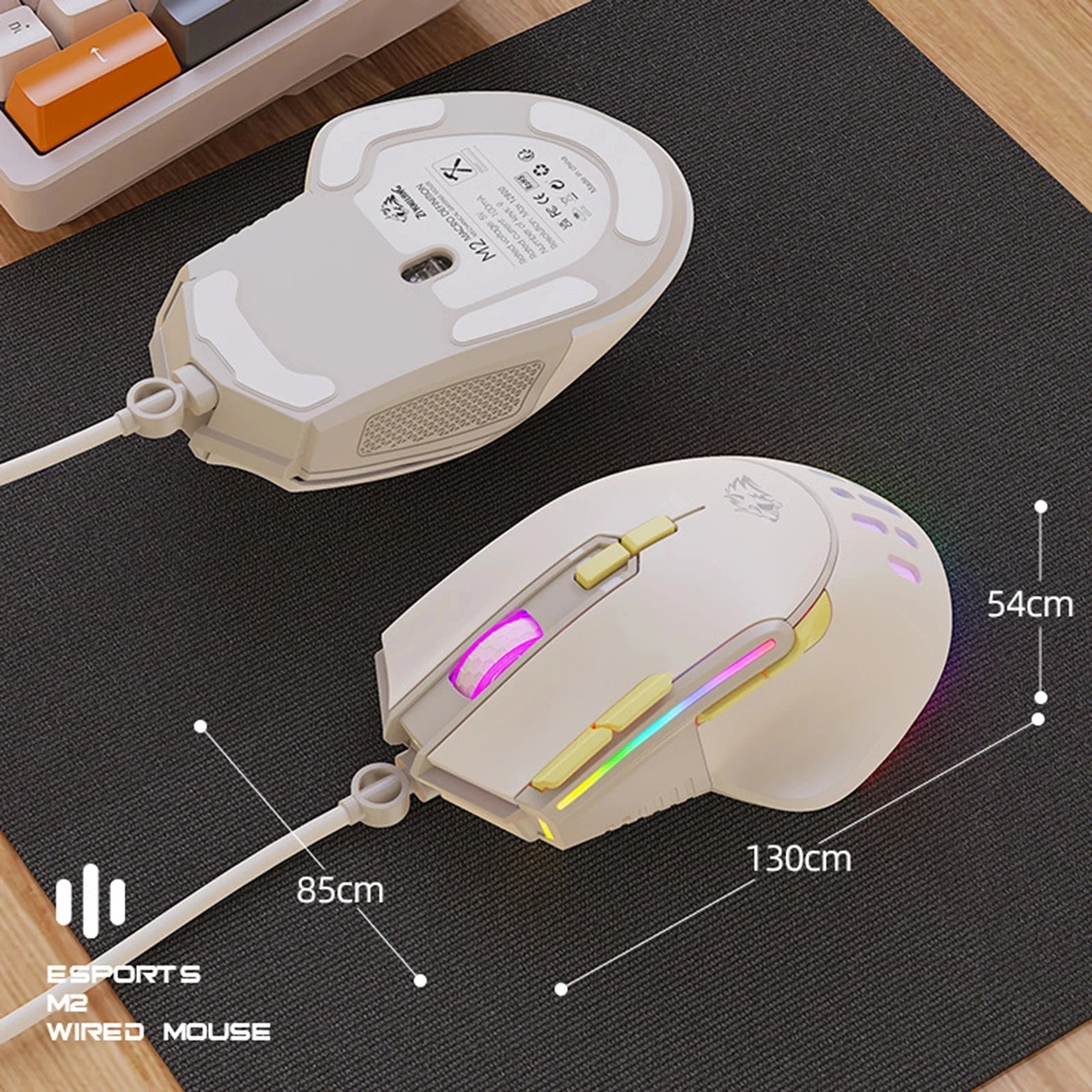 M2 Gaming Mouse 12800 DPI