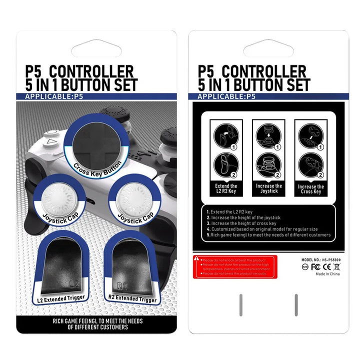 AOLION 5 in 1 Thumb Grips For PS5