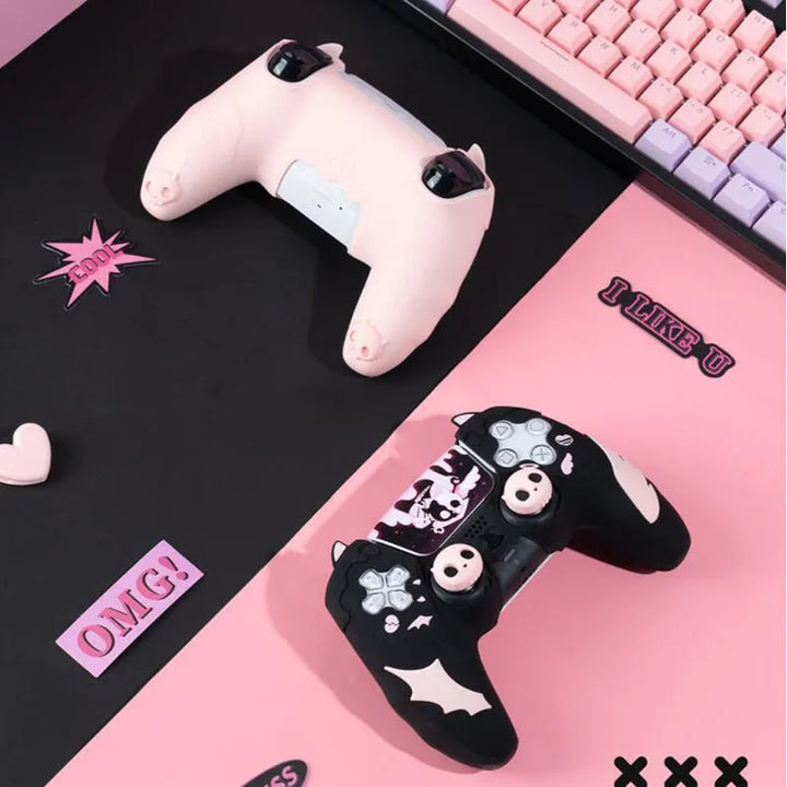 Sweet Skull Skin Soft Case For  PS5 Controller