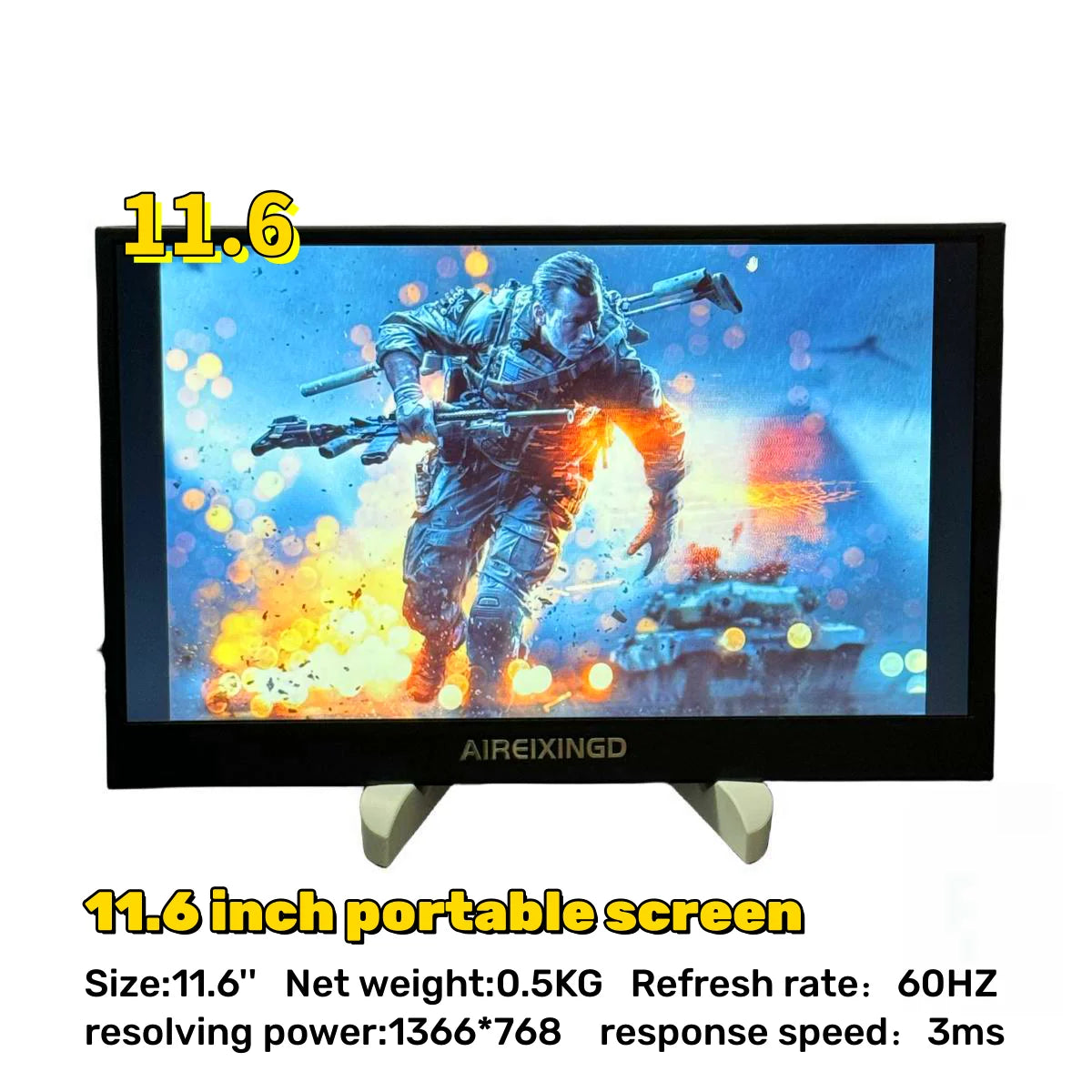 AIREIXINGD 11.6 inch Portable Monitor