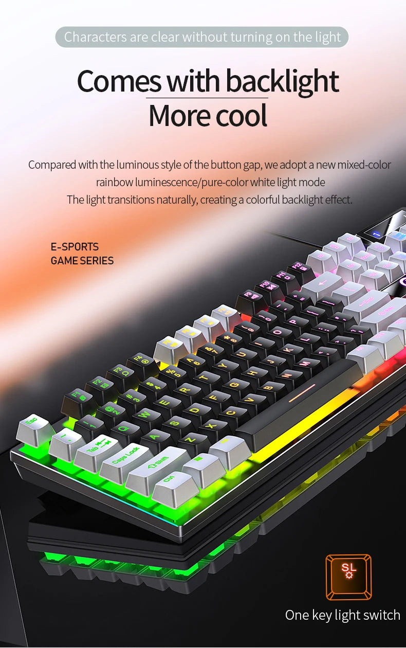 104 Keys Gaming Keyboard