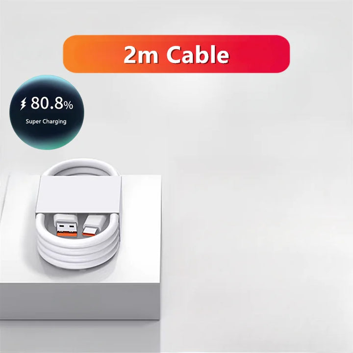 66W Super Fast Charger Type C Cable