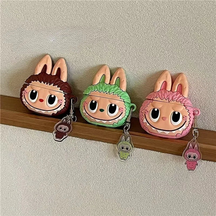 3D Labubu Cute Cartoon Earphone Protective Case