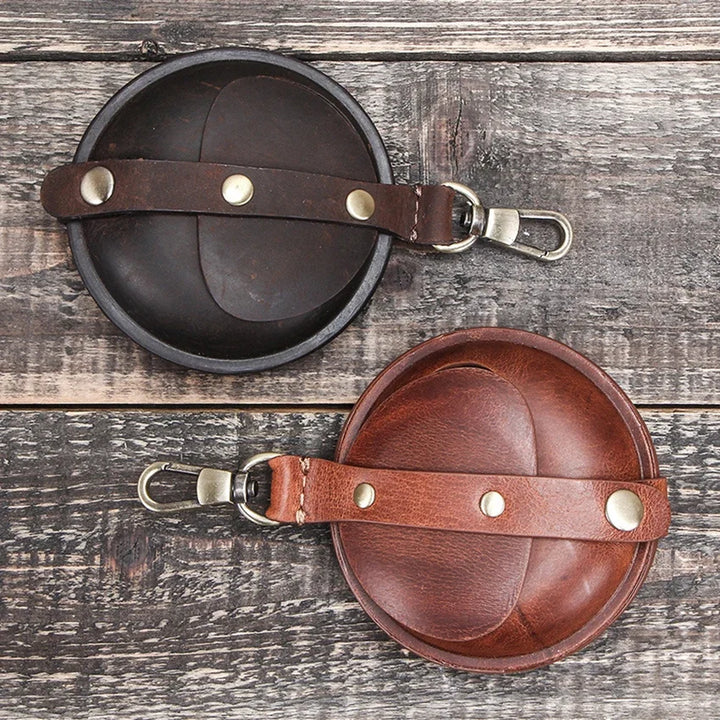 Leather Earphone Case Headphone & Cable Storage Protector