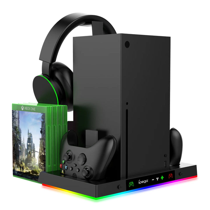 Cooling Fan Stand&Charging Station for Xbox Series X