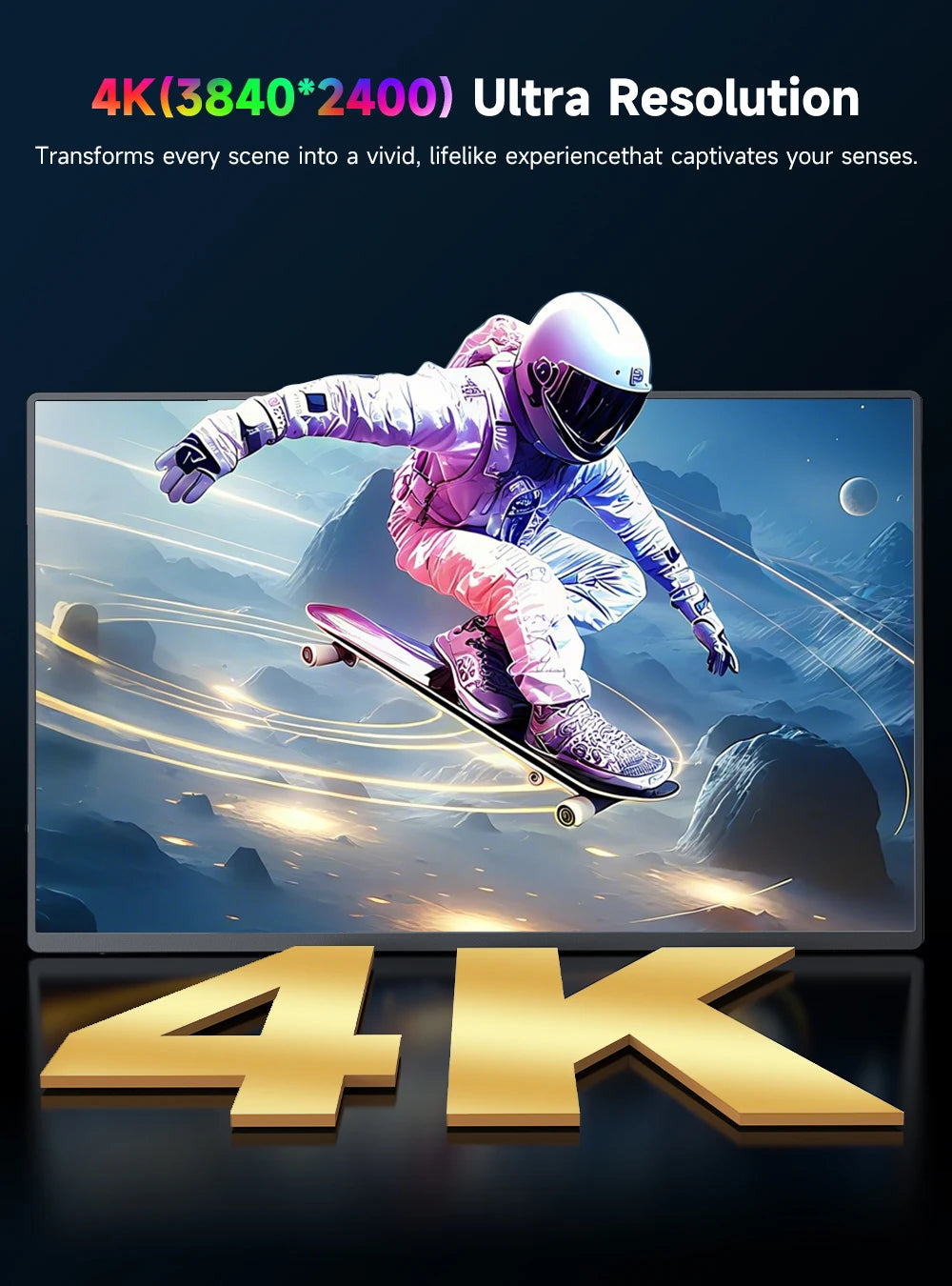 UPERFECT 16"4K Portable Monitor 1200 Nits 3840x2400