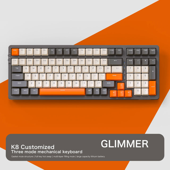 Ziyoulang K8 100 Key Wireless Mechanical Keyboard T