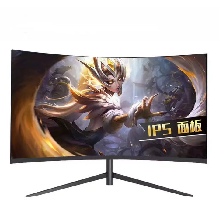 LQYW  24 Inch Curved Monitor, FHD(1920×1080p) 75HZ