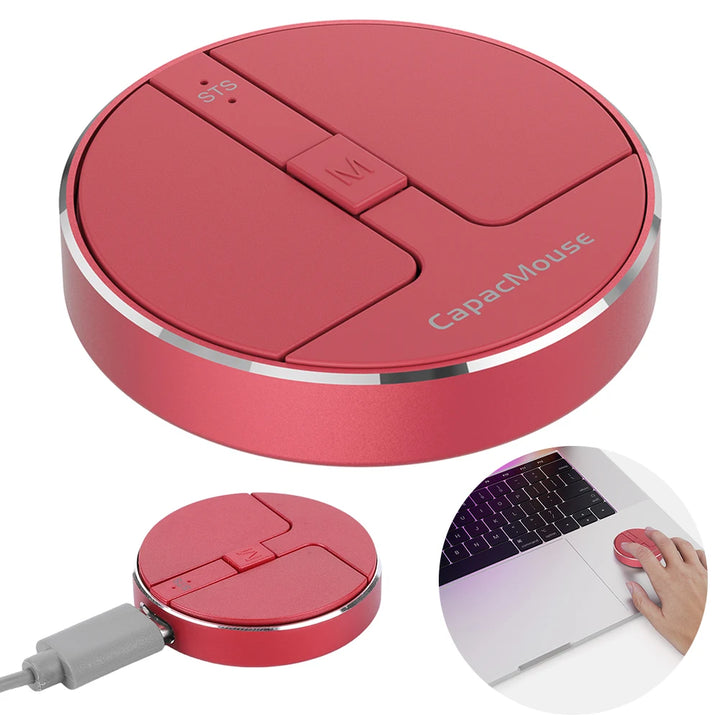 Wireless Mice, 3 Adjustable DPI Mini Capacitive Mouse
