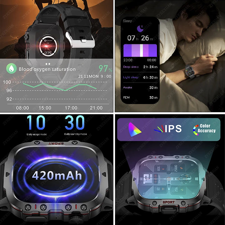 Military Smart Watch 2024
