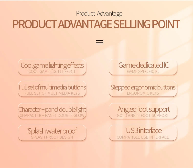 104 Keys Gaming Keyboard