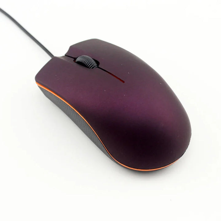 NEW Wired Mouse 1200dpi Mouse Matte Black