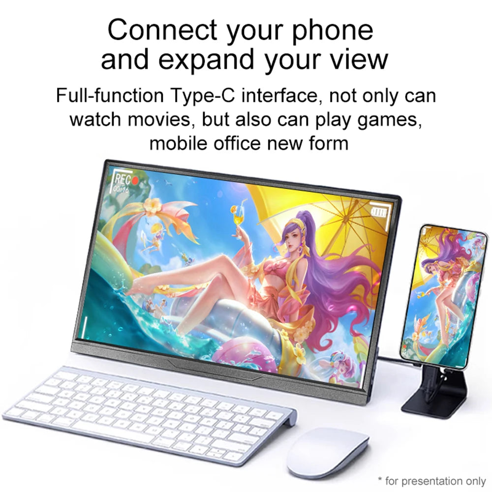 LANLIPU 16inch Portable Monitor 120HZ