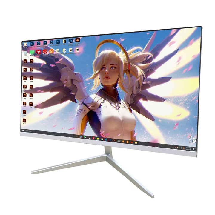 LQYW  24 Inch Curved Monitor, FHD(1920×1080p) 75HZ