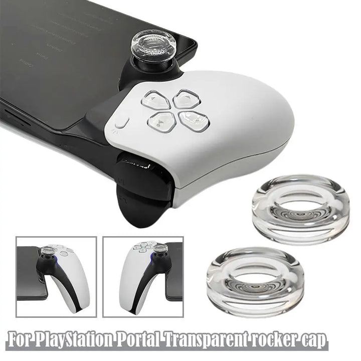 Transparent Controller Thumb Grips for PS5