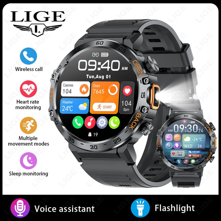 GLORYFIT Smart Watch 360 AMOLED HD Screen Waterproof