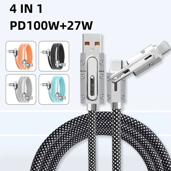 4 In 1 USB Type C to Type C Cable