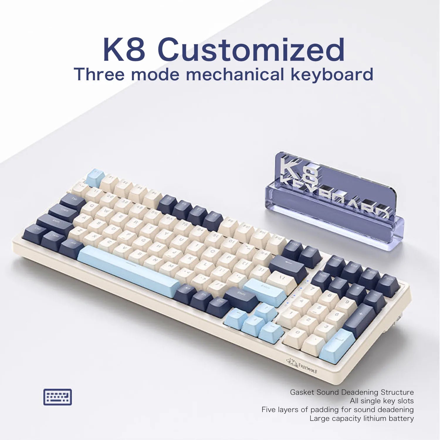 Ziyoulang K8 100 Key Wireless Mechanical Keyboard T