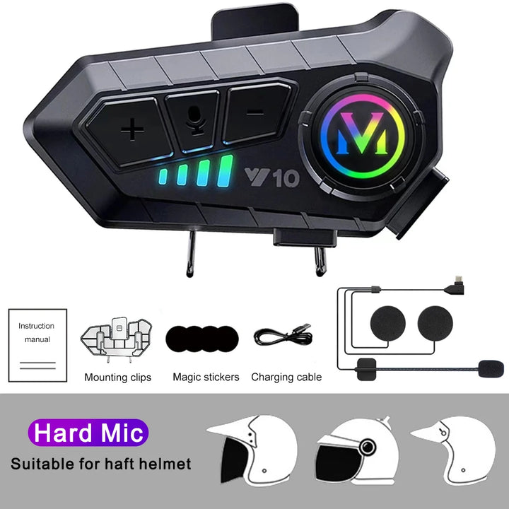 Bluetooth 5.3 Headset Wireless Helmet 2000Mah