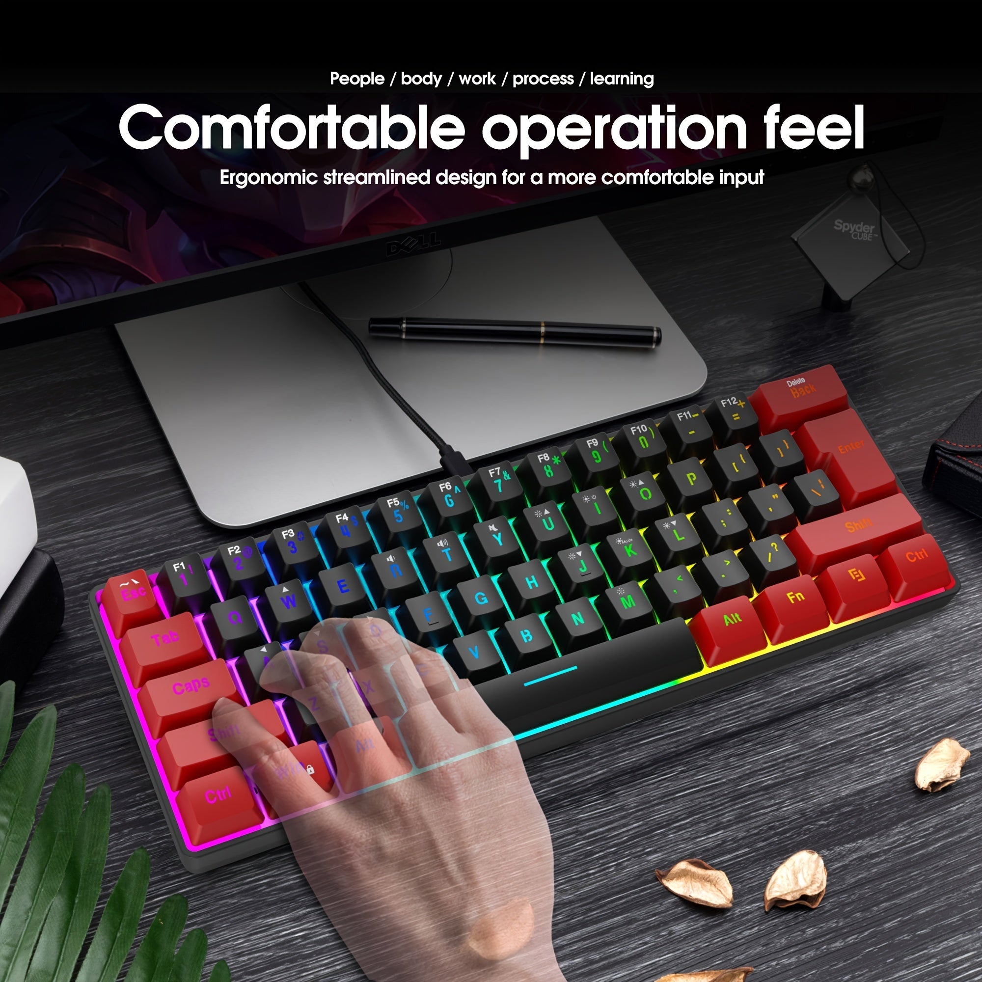 SNPURDIRI  Wired Gaming Keyboard