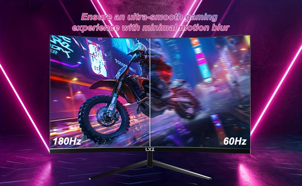 LXZ 32 Inch Curved Gaming Monitor 180Hz